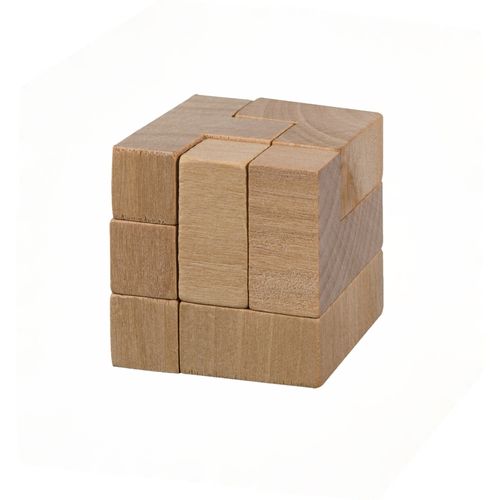 3-D Puzzle Würfel Holz