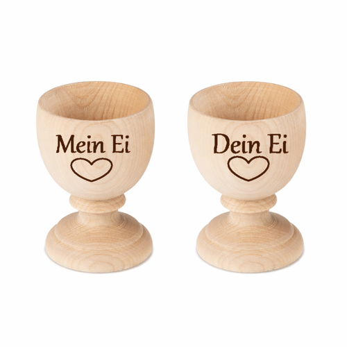 Eierbecher "Mein Ei" - "Dein Ei"