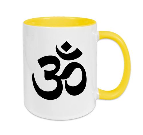 OM (Hindus, Jainas, Buddhisten) - Gelb
