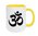 OM (Hindus, Jainas, Buddhisten) - Gelb