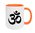 OM (Hindus, Jainas, Buddhisten) - Orange