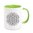 Blume des Lebens Tasse- Grün