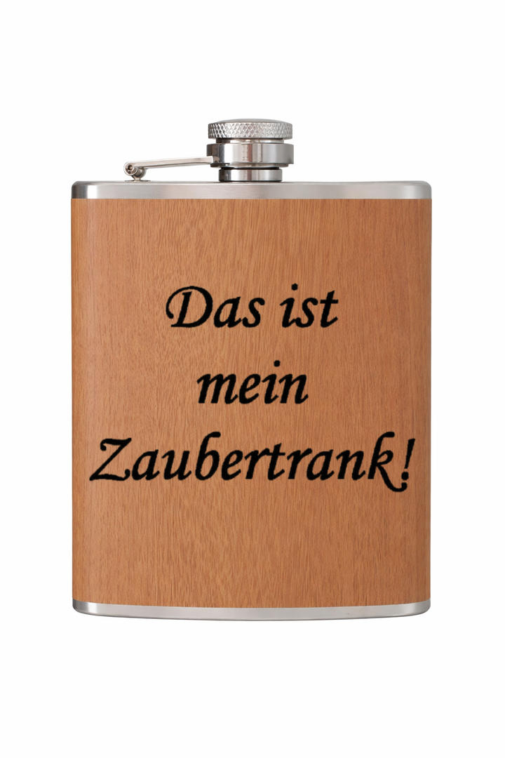 Flachmann in Holzdesign  -  Zaubertrank