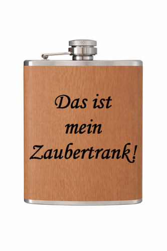 Flachmann in Holzdesign  -  Zaubertrank