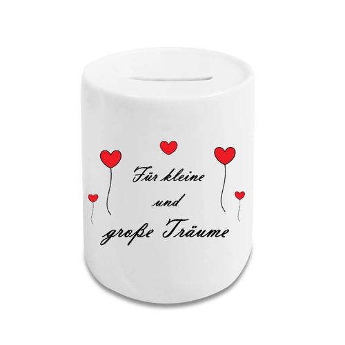 Spardose "Für kleine und große Träume"