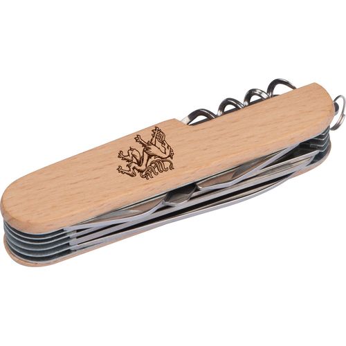 Taschenmesser 11-teilig aus Edelstahl mit "Steirischen Panther"