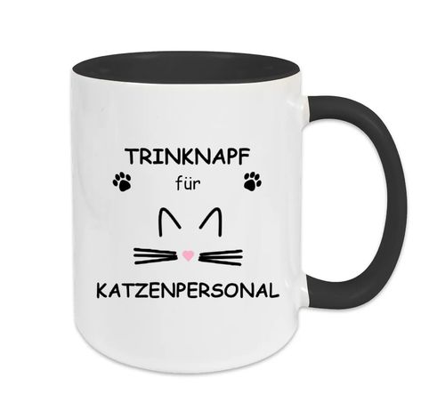 "Trinknapf für Katzenpersonal"
