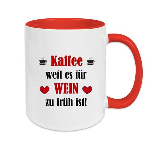 Kaffee weil es für WEIN zu früh ist