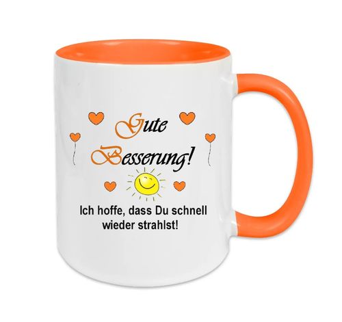 Gute Besserung - Ich hoffe, dass du bald wieder strahlst!