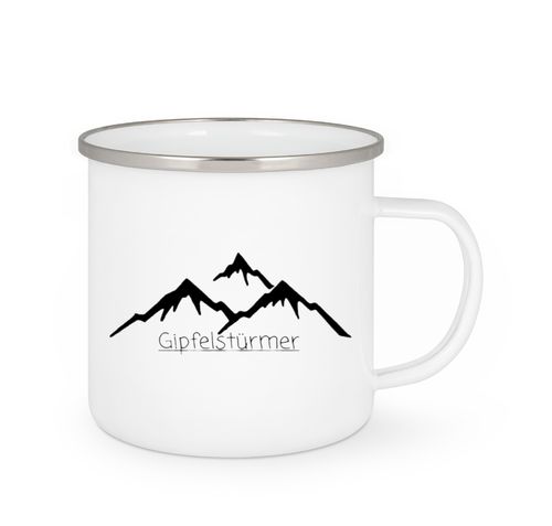 Emailletasse  -  Gipfelstürmer