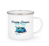 Emailletasse  - "Happy Camper"
