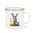 Emailletasse  -  Hase mit Ostereier