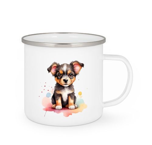 Emailletasse  -  Hund