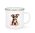 Emailletasse  -  Hund