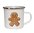 Emailletasse  -  Lebkuchenmännchen