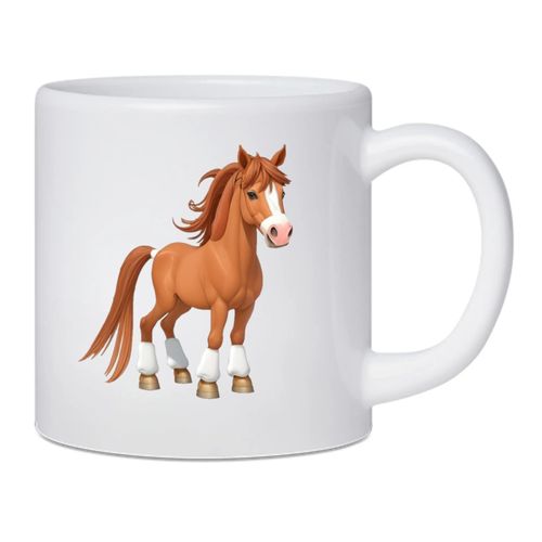 Kunststofftasse 170ml - Pferd