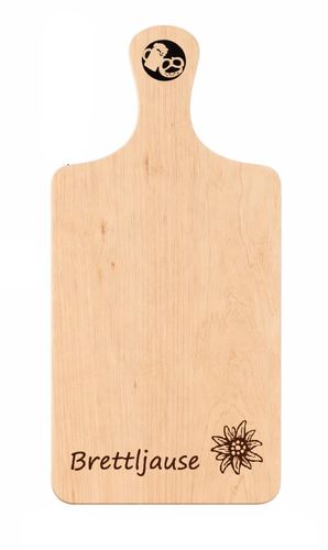 Griffbrett 32cm x 14cm - Brettljause Edelweiß